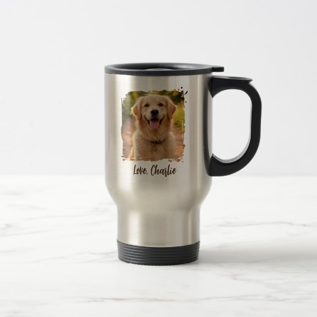 Taza De Viaje World’s Best Dog Dad | Custom Father’s Day (Derecha)