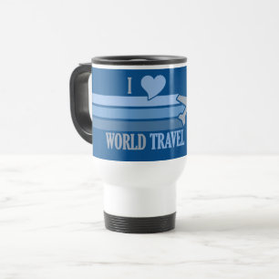 Taza De Viaje World Travel mug - elegir estilo y color