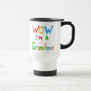 Taza De Viaje WOW, soy una abuela con camisetas y regalos