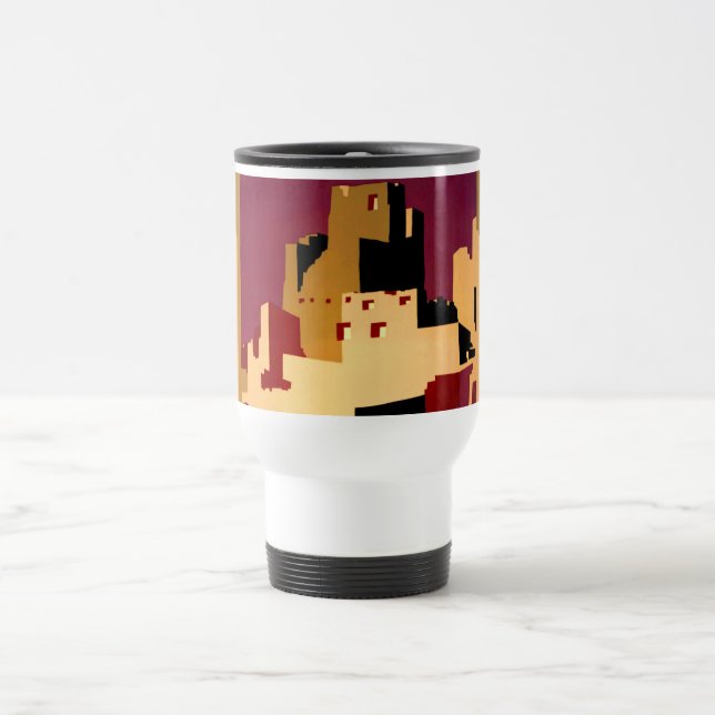 Taza De Viaje WPA del Suroeste del Pueblo WPA Nacional (Centro)