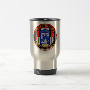 Taza De Viaje XVIII décimo octavo veterano aerotransportado del