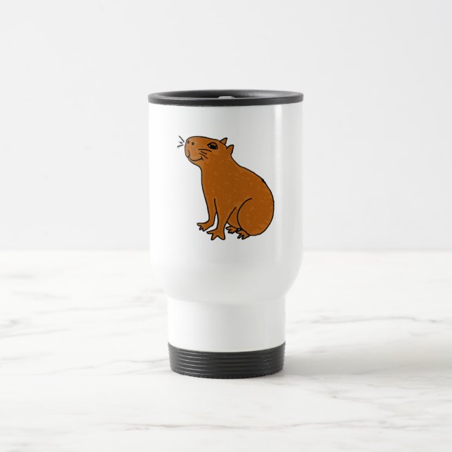 Taza De Viaje XX arte del Capybara (Centro)