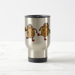 Taza De Viaje XX dibujo animado roto de las patatas