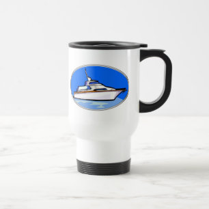 Taza De Viaje Yate en óvalo