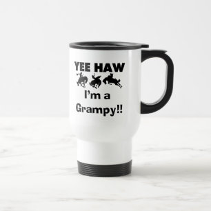 Taza De Viaje Yee Haw, soy camisetas Grampy y Regalos