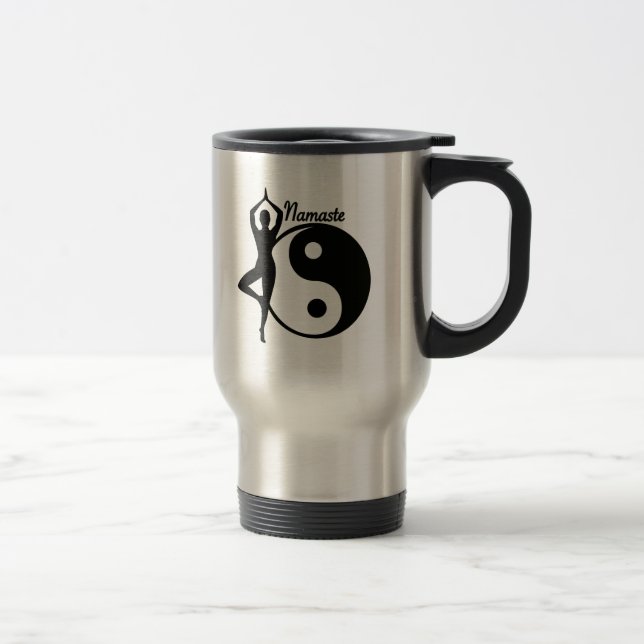 Taza De Viaje Yoga Namaste (Derecha)