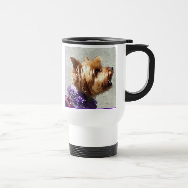Taza De Viaje Yorshire Terrier Mug (Derecha)