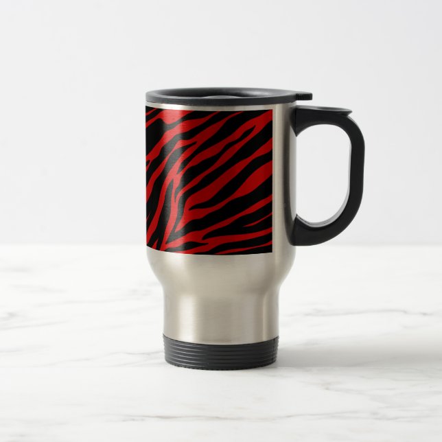 Taza De Viaje zebra roja (Derecha)