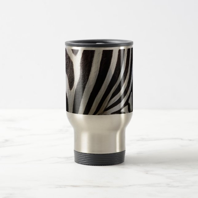 Taza De Viaje Zebra Travel mug en acero inoxidable. (Centro)