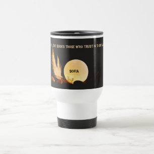 Taza De Viaje Zen Spiritual Light Black Travel Mug