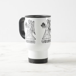 Taza De Viaje Zodiac Rótulo Mug: Virgo