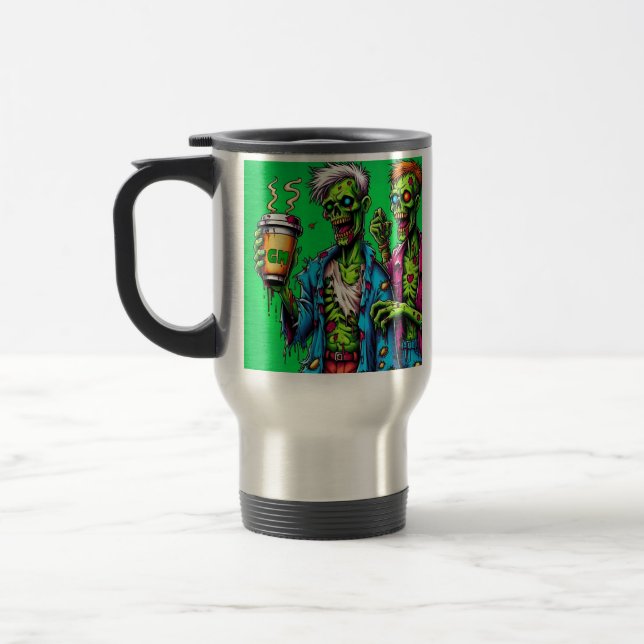 Taza De Viaje Zombies cafeinados (Izquierda)