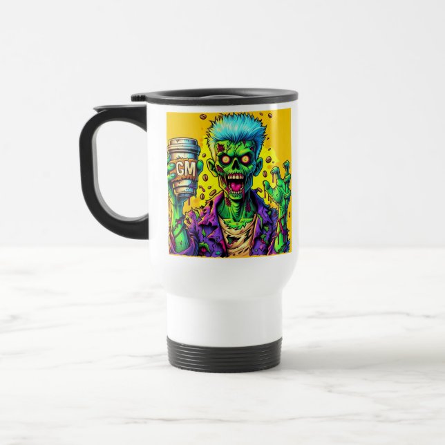 Taza De Viaje Zombies cafeinados (Izquierda)