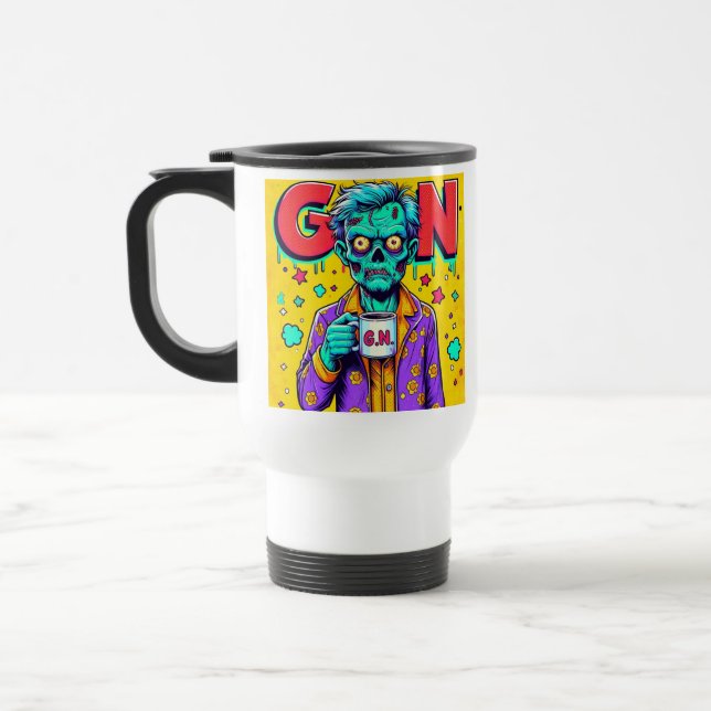 Taza De Viaje Zombies cafeinados (Izquierda)