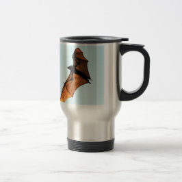 Taza De Viaje Zorro volador de halloween espeluznante (murciélag