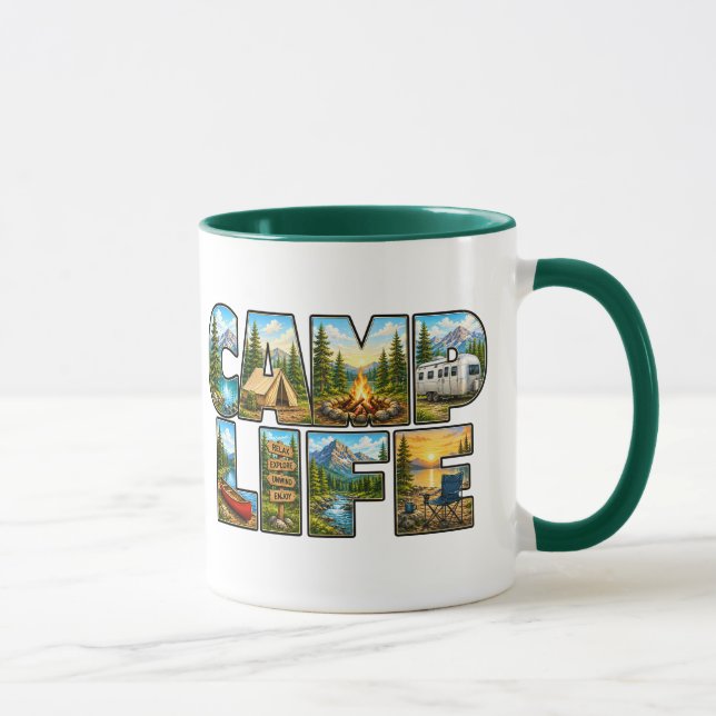 Taza de vida de campamento (Derecha)