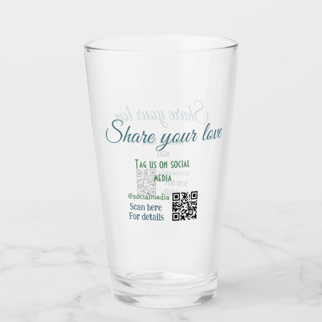 Taza de vidrio (Anverso)