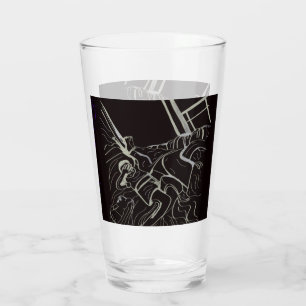 Taza de vidrio de padre e hijo
