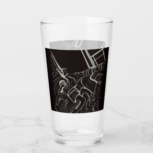 Taza de vidrio de padre e hijo (Reverso)