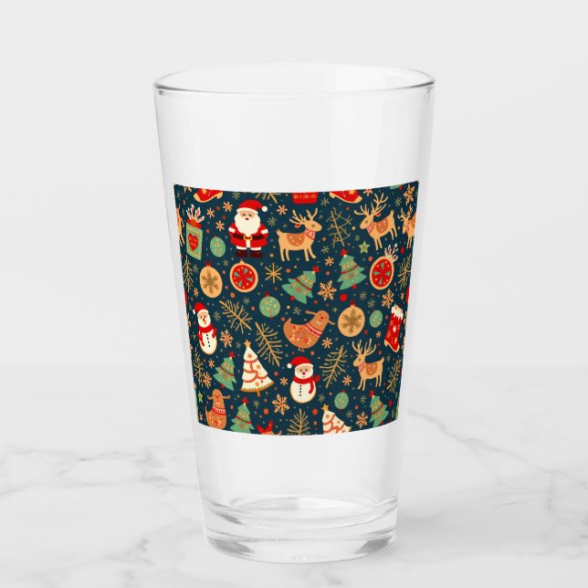 taza de vidrio para navidades (Editar) (Anverso)