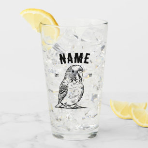 Taza de vidrio personalizada para periquito Aman