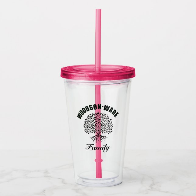 Taza de vidrio Woodson Wade (Anverso)