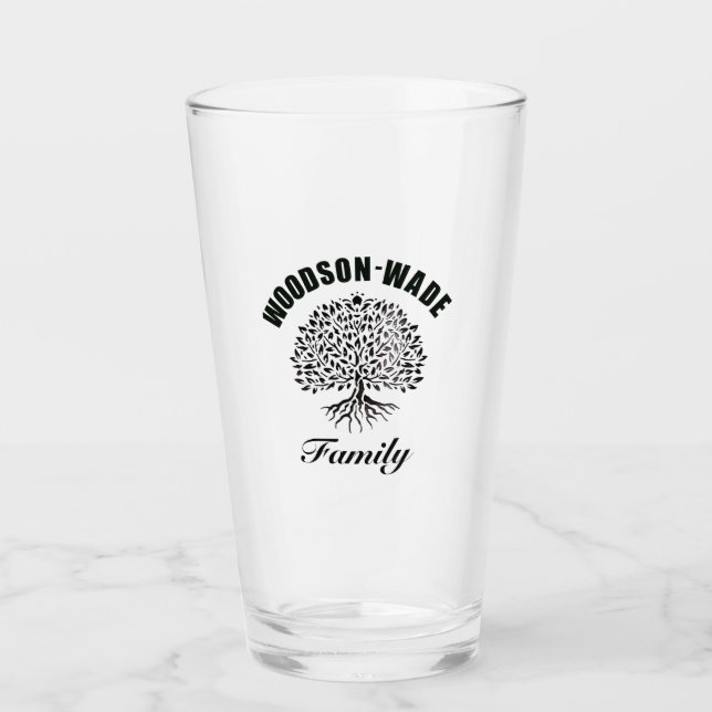 Taza de vidrio Woodson Wade (Anverso)