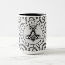 Taza de Viking del martillo del Thor