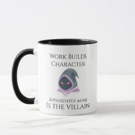 Taza de Villano con 'El Trabajo Forja el Carácter'