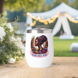 Taza de vino con logo de Black Girls Read