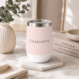 Taza de vino personalizada con tinte moderno