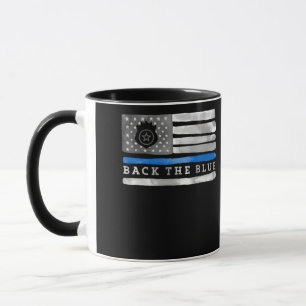 Taza De vuelta a la delgada línea azul la policía de ba