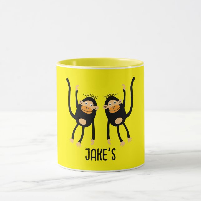Taza De Vuelta A La Escuela, Pequeño Mono (Centro)