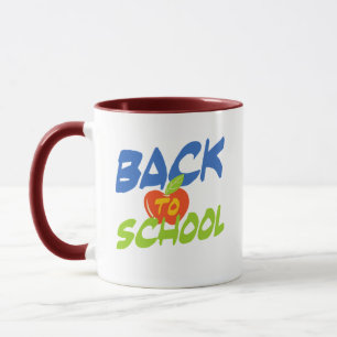 Taza De vuelta al combustible escolar Caída 2025 Café