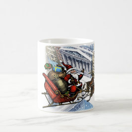 Taza de Wall Street Santa