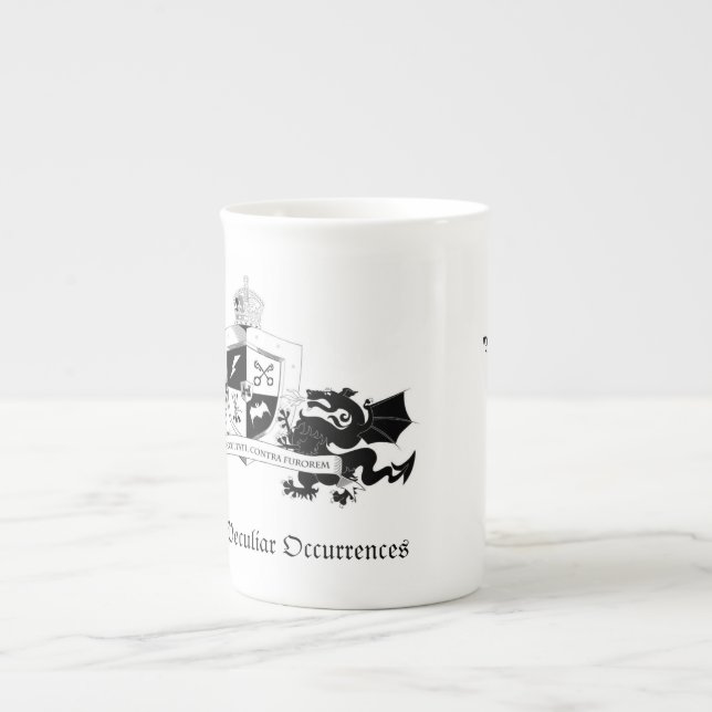Taza de Wellington de la porcelana de hueso (Frente)