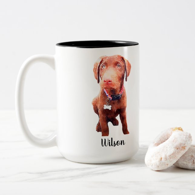 Taza de Wilson para Kait (Con donut)