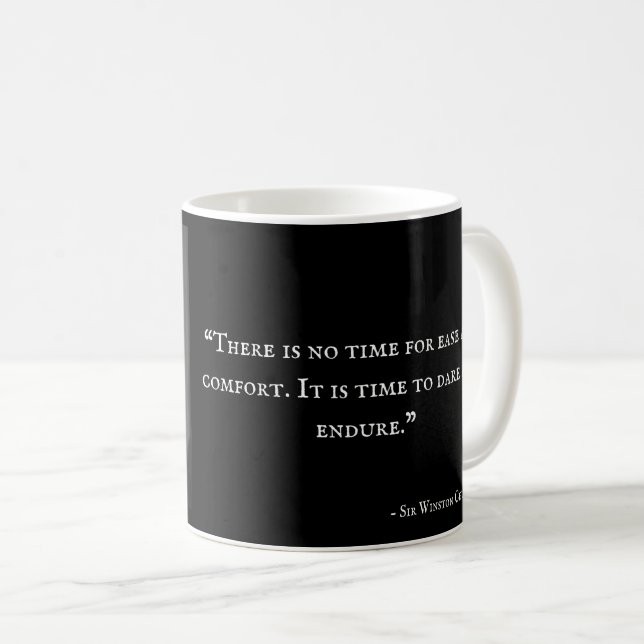 Taza de Winston Churchill - cita 23 (Anverso derecho)