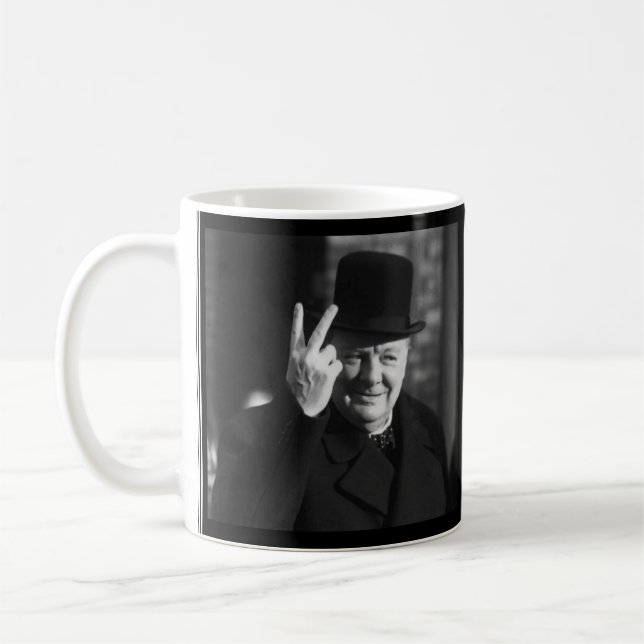 Taza de Winston Churchill - cita 24 (Izquierda)