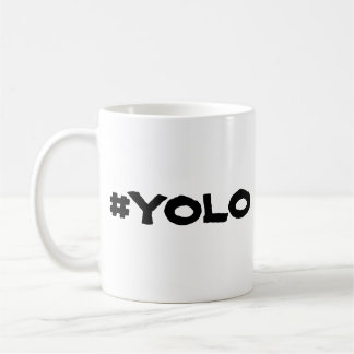 TAZA de YOLO - usted vive solamente una vez TAZA