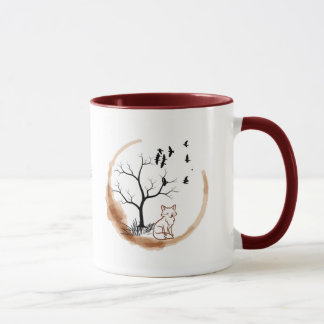 Taza de zorro «Accidente Feliz» - Serena, artístic