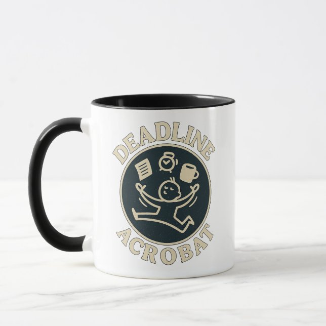 Taza Deadline Acrobat Coffee Mug (Izquierda)