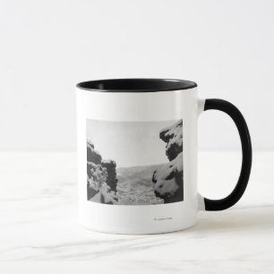 Taza Deadwood según lo visto de la fotografía blanca de