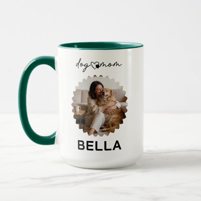 Taza Dear Dog Mom – Funny Pet Mom , Cute Mother’s Day (Izquierda)