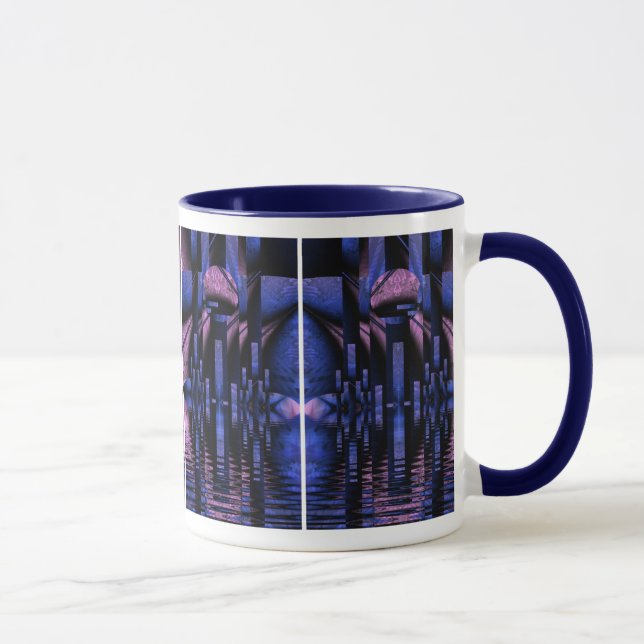 Taza Debajo de una luna de la lavanda (Derecha)