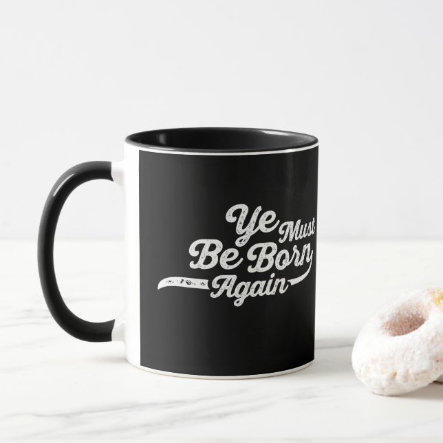 Taza Debes nacer otra vez (Con donut)