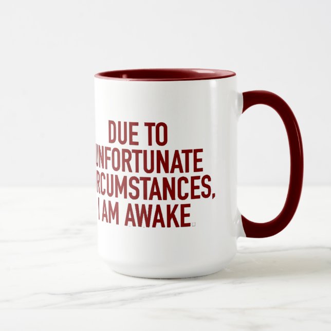 Taza debido a las circunstancias desafortunadas… (Derecha)