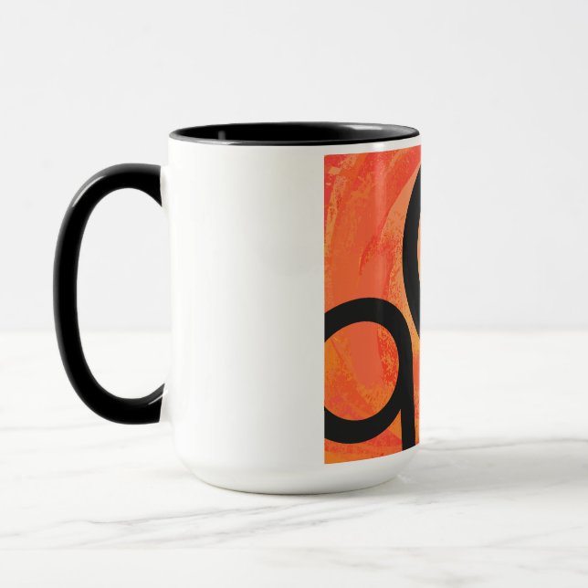 Taza Década naranja 90 cumpleaños (Izquierda)