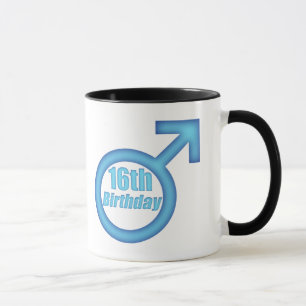 Taza Décimosexto regalos de cumpleaños de los muchach