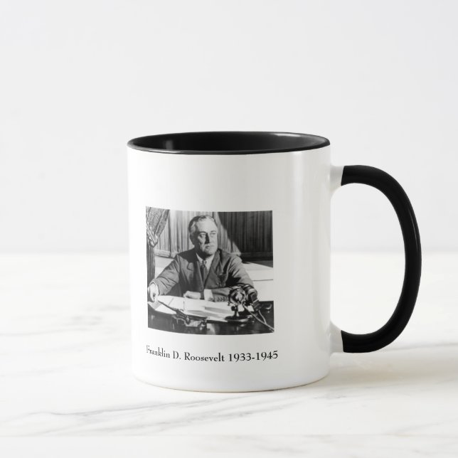 Taza Declaración de Derechos de FDR-2nd (Derecha)